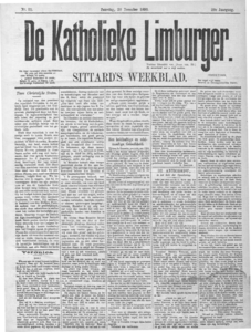  1890- 51 Katholieke Limburger, 29e jaargang, 20 december 1890